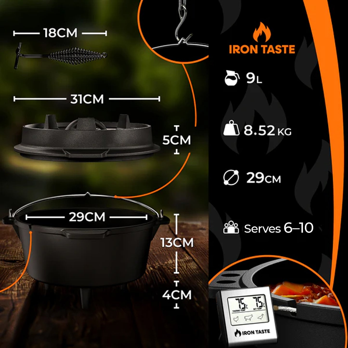 IRON TASTE Dutch Oven