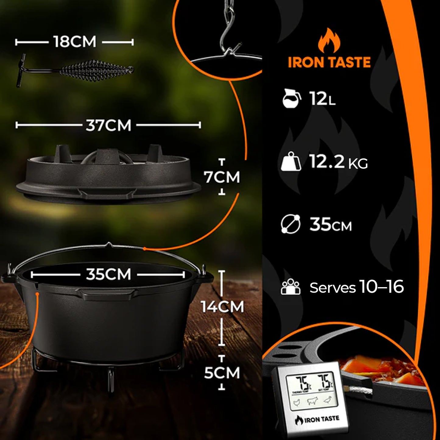 IRON TASTE Dutch Oven