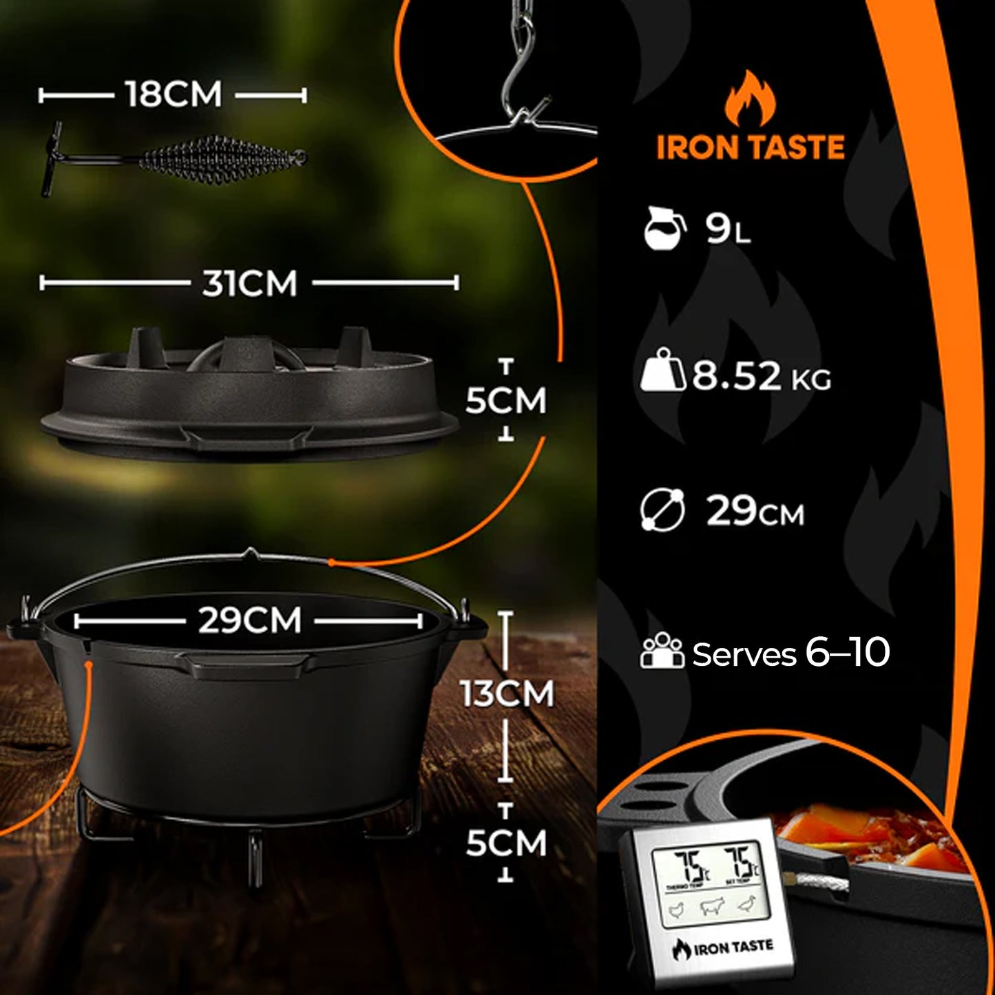 IRON TASTE Dutch Oven